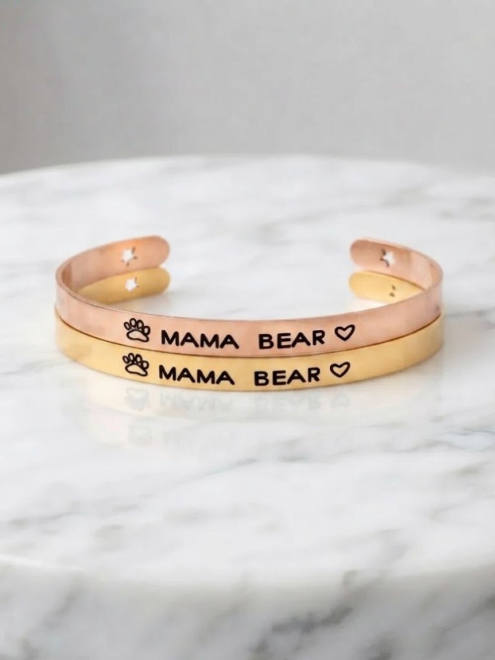 Mama Bear 2 Piece Bracelet Set
